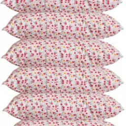 LUXURY Polyester Fibre Solid Sleeping Pillow Pack of 6-image-15