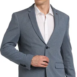 Men Self Design Single Breasted Festive & Wedding Blazer-58