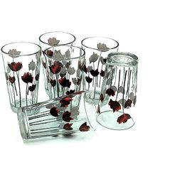crockware (Pack of 6) crockwear_glass_pc6-FLORA-07_New Glass Water/Juice Glass-picture-3