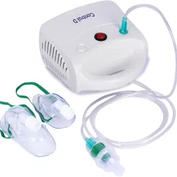 Control D Durable Compressor Nebulizer Machine Kit with Child and Adult Mask Nebulizer-47