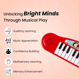 nirvair Mini Baby 22 Key Piano Playing Toy/ Kids Piano Music Keyboard(Multicolor) Music Piano Keyboard Analog Portable Keyboard image 2