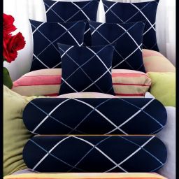 Microfibre Stripes Bolster Pack of 7-image-58