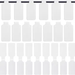 serplex 100 Pcs Self Adhesive Cable Labels Writable Nylon Cord Tags for Home Office Use Self-adhesive Paper Label-picture-0