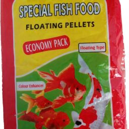 ECONOMY 1kg - 1.2MM pellet ** COLOURFUL AQUARIUM Fish 1 kg Dry Adult Fish Food-48