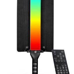 DIGITEK Handheld Wand with Barn Door for Photo & Video Shoot DSL-25W RGB 120 lx Camera LED Light-17