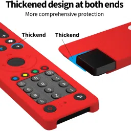 oboe Front & Back Case for TCL Tv Remote RC833A 4K QLED Google TV Protective Cover with Lanyard[Remote NOT Included] image 4