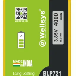 WELLSYS Mobile Battery For REALME C2, BLP721 ( 4000mAh )-image-75