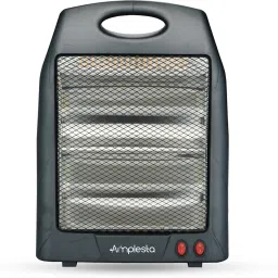 Room Heater 2 rods 800W with Tip-Over Protection, ISI Approved, Safety mesh Blaze Halogen Room Heater-image-1