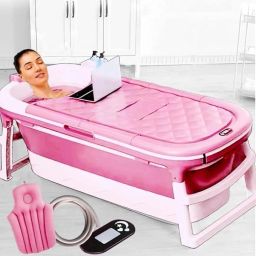 Bath Tub Plastic for Adults 6 Feet Portable Bathtub Bathing Tub Big Size(Pink) Bath Tub Plastic for Adults 6 Feet Portable Bathtub Bathing Tub Big Size(Pink) Free-standing Bathtub-image-35