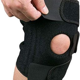 OPEN PATELLA HINGED KNEE CAP Knee Support (Black) Unisex (FREE SIZE) Knee Support-8