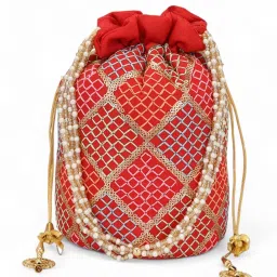 Women Red Potli-image-54