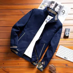 Men Solid Casual Jacket-image-58