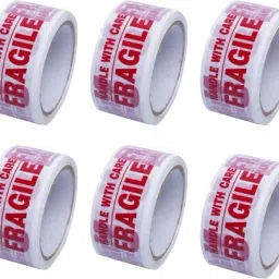 fragile packaging tape | Very strong adhesive tape | Fragile tape | Ideal for shipping and packing fragile goods | Suitable for industrial packaging. (Manual)-image-21