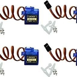 (4 Pcs) SG90 Micro Servo Motor 9G RC Robot Helicopter Airplane Boat Controls Electronic Components Electronic Hobby Kit-image-5