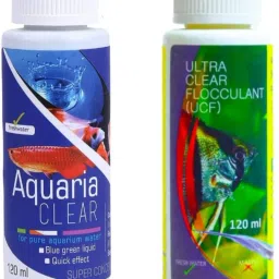 Aquatic Remedies Water Clarifier Combo, 240ML (Aqua Clear 120ML+UCF 120 ML) Aquarium Tool-19