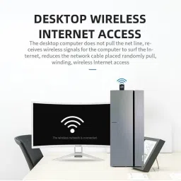 Bkc Wifi with Bluetooth 5.0 2 in 1 for Computer, Laptop, Desktop USB Adapter image 4