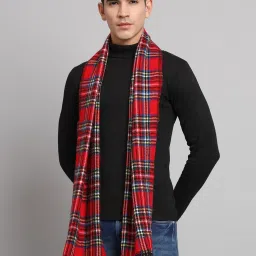 Ravaiyaa - Attitude Is Everything Checkered Men Muffler-image-41