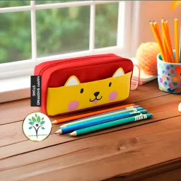 Kids Designer Cute Premium Stylish Pencil Pouch lightweight Large Capacity Pouch Organizer for Girls Organizer for Women Art Artificial Leather Pencil Box-89