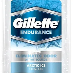 gillette ENDURANCE Arctic Ice Clear Gel Anti-Perspirant-3.08 OZ Deodorant Stick - For Men-picture-1