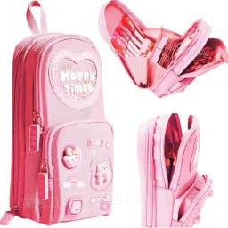 Kawaii Cartoon Art Polyester Pencil Box-image-58