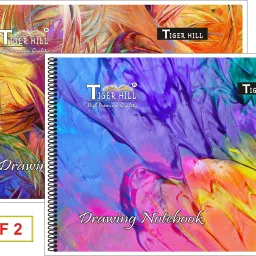 SPIRAL DRAWING NOTEBOOK (25 cm × 35 cm) Regular Notebook Plain 48 Pages-picture-14