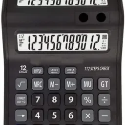pw pencilwala CT-2000 Double Dual Display Desktop Solar & Battery Power Soft Keys FinancialCalculator image 2