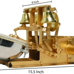 rising star music hub Mini Aarti Machine with Nagara & Flute & Cuckoo & Peacock & Sparrow Sound Nut & Bolts Dholak image 2