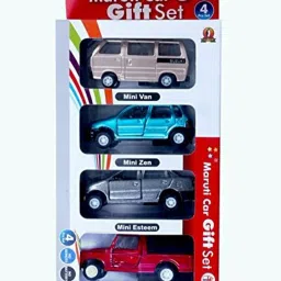 Pull Back Car 4 pcs Gift Set | Miniature Scaled Models | Non-Toxic | Dinky Cars | Gift Set For Kids-19