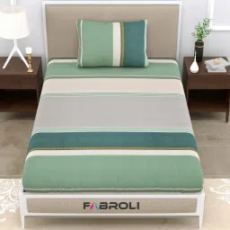 300 TC Cotton Single Printed Flat Bedsheet-picture-13