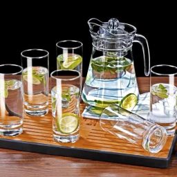 1 SET (EH1002-1+ES1004) 160ML-300ML Jug Glass Set-image-13