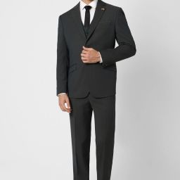 Men Single Breasted - 2 button Printed Suit-image-62