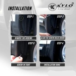 kylo Mud Flap For Maruti Swift Dzire 2017, 2018, 2019, 2020, 2021, 2022, 2023, 2024 image 2