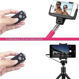 DRUMSTONE Combo C1284 Bluetooth Remote Shutter & 6‑Button Selfie Shutter 15 Years Warranty Camera Remote Control image 3
