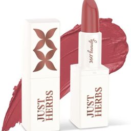Ayurvedic Creamy Matte Mocha Brown Lipstick for Women - Paraben Free-17