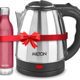 Go Electro, 1.5 L, Silver & Bliss 600 Water Bottle, 500 ml Electric Kettle-13