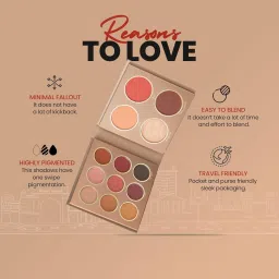 mars Makeup Kit | 9 Eyeshadow Palette with Highlighter, Blusher, Bronzer 08-Ahmedabad image 4