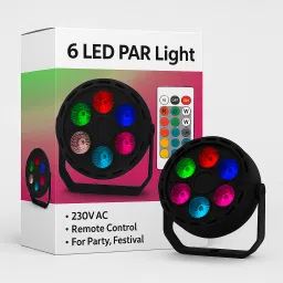LED Light for Mandir, Ganesh Pooja | Remote RGB with 15 Modes Dual Disco Ball-2