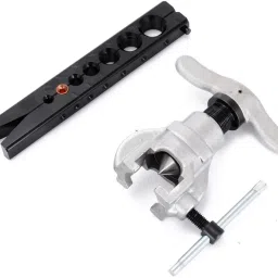 digital craft 3/16" to 3/4" 45 Degree Eccentric Flaring Tool Set Refrigeration Copper Tube Eccentric Cone Type Flaring Tool Water Gas Brake Line Applications Tubing 45 Angle Cone Type Flaring Tool Multi Vise Tool image 3