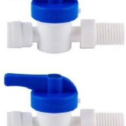 2pc 1/4” Plastic Inlet Ball Valve for 1/4 inch Pipe Tubing RO Water Purifier Inlet Ball Valve Coupling Set Diverter Gate Valve On/Off Tee Cock Twin Elbow Faucet for Connection of RO UV UF Mineral Water Purifiers Filters with Raw Water Tap Diverter Faucet (Wall Mount Installation Type) Hose Connector Hose Connector-image-38