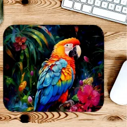 Gfylo The Scarlet Macaw Printed Mouse pad Smooth Surface and anti-Slip Non Slip Base Mousepad-picture-14
