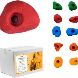 Multi-Size Climbing Holds Set of 10 , Wall Climb Holds for Indoor and Outdoor Climbing Hold-16