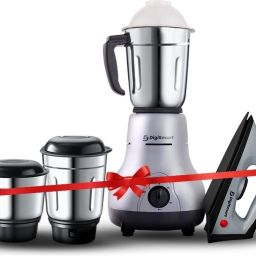 1150 Watt Light Weight Lancer Dry Iron (Combo Offer) 750 W Mixer Grinder-picture-0