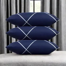 LUXURY Polyester Fibre Solid Sleeping Pillow Pack of 3-image-58