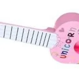 Printed Modern Plastic 4–String Acoustic Guitar Learning Toy for Kids-6