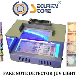 Security Store Fake Note Detector Machine (Silver) for Banks, Post Offices, Shops, Offices Handheld Currency Detector-15