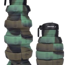 Flexible Portable Water Bottle with Flip Top Lid for Travel, Hiking, Camping 500 ml Bottle-26