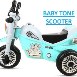 KIDS ROYAL BULLET, BIG SIZE CROM WHEEL,HEAD LIGHT,STORAGE,MADE IN INDIA (Red)-picture-6