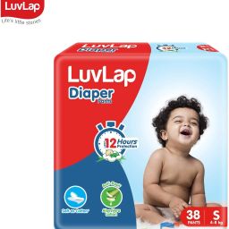 Baby Diaper Pants With Aloe Vera Lotion For 4 to 8 Kg Babies (Pack of 38) Size - S-image-98