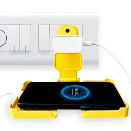 TechSrmaji Mobile Charging Stand Wall Mounted phone Holder (MultiColor)-1 Mobile Holder-21
