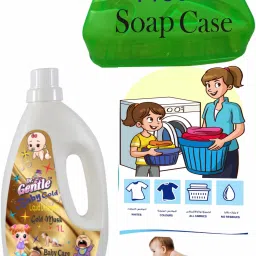 Easy Wash Liquid Detergent,Suitable for Baby Cloths 1L liquid detergent Floral Liquid Detergent-image-29